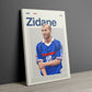 Zinedine Zidane France Print
