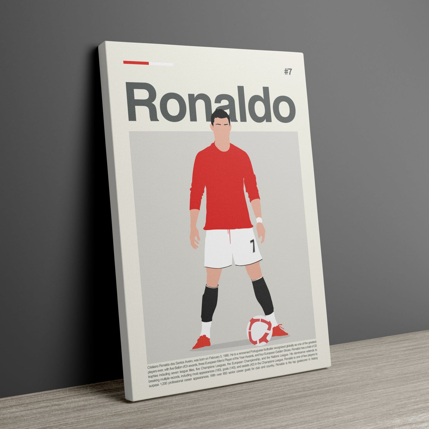 Cristiano Ronaldo Man United Print