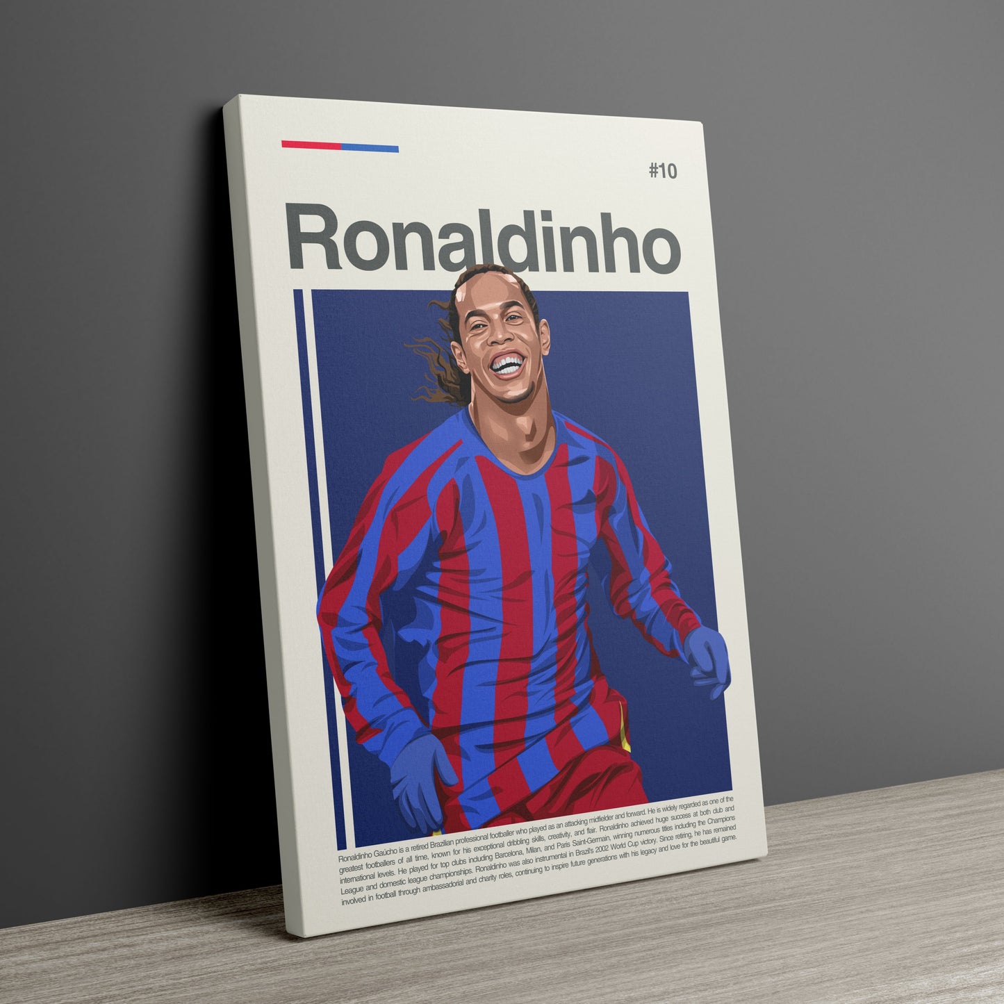 Ronaldinho Barcelona Print