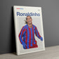 Ronaldinho Barcelona Print