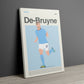 Kevin De Bruyne Man City Print