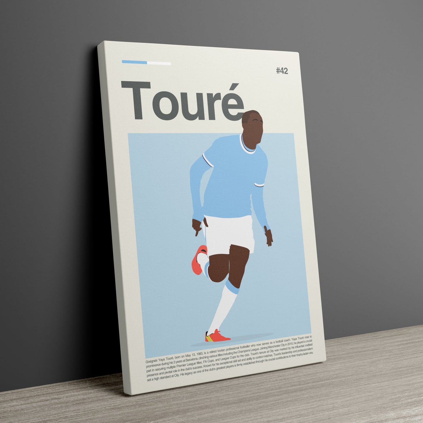 Yaya Touré Man City Print