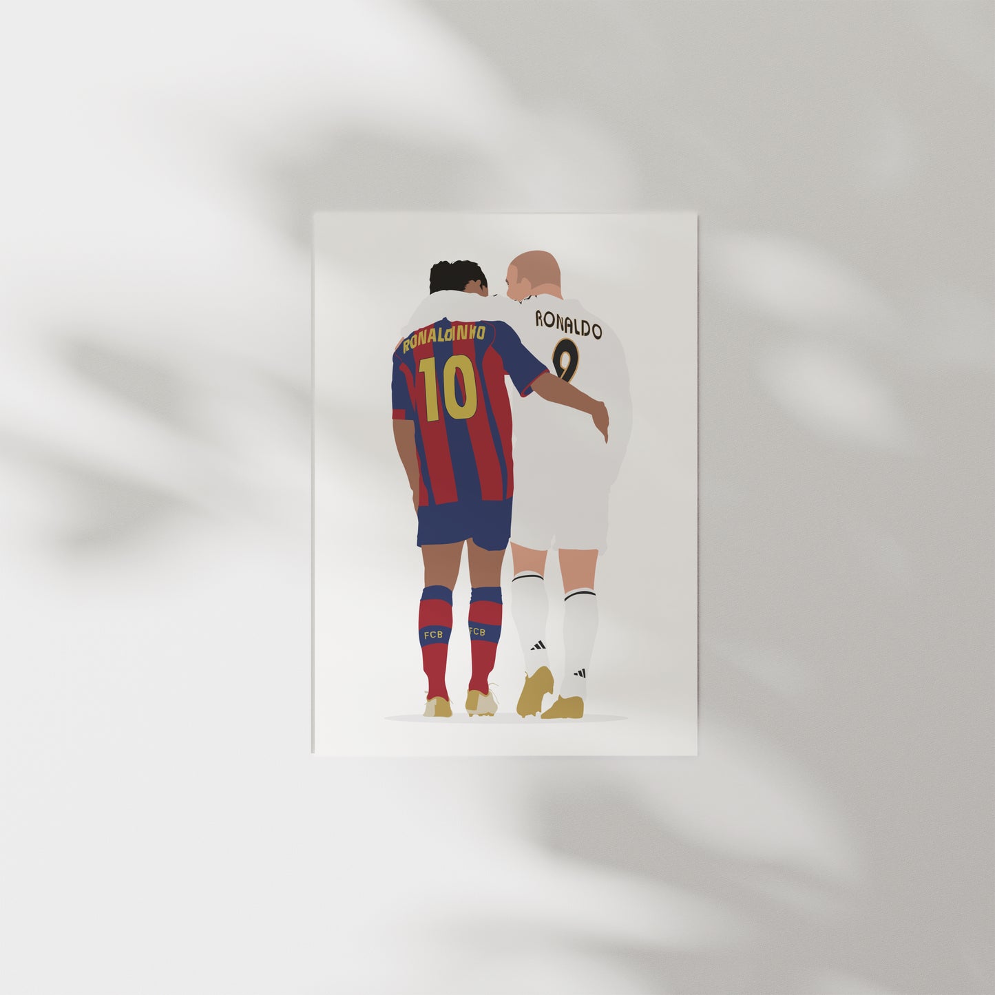 Ronaldinho and R9 Print