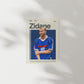 Zinedine Zidane France Print