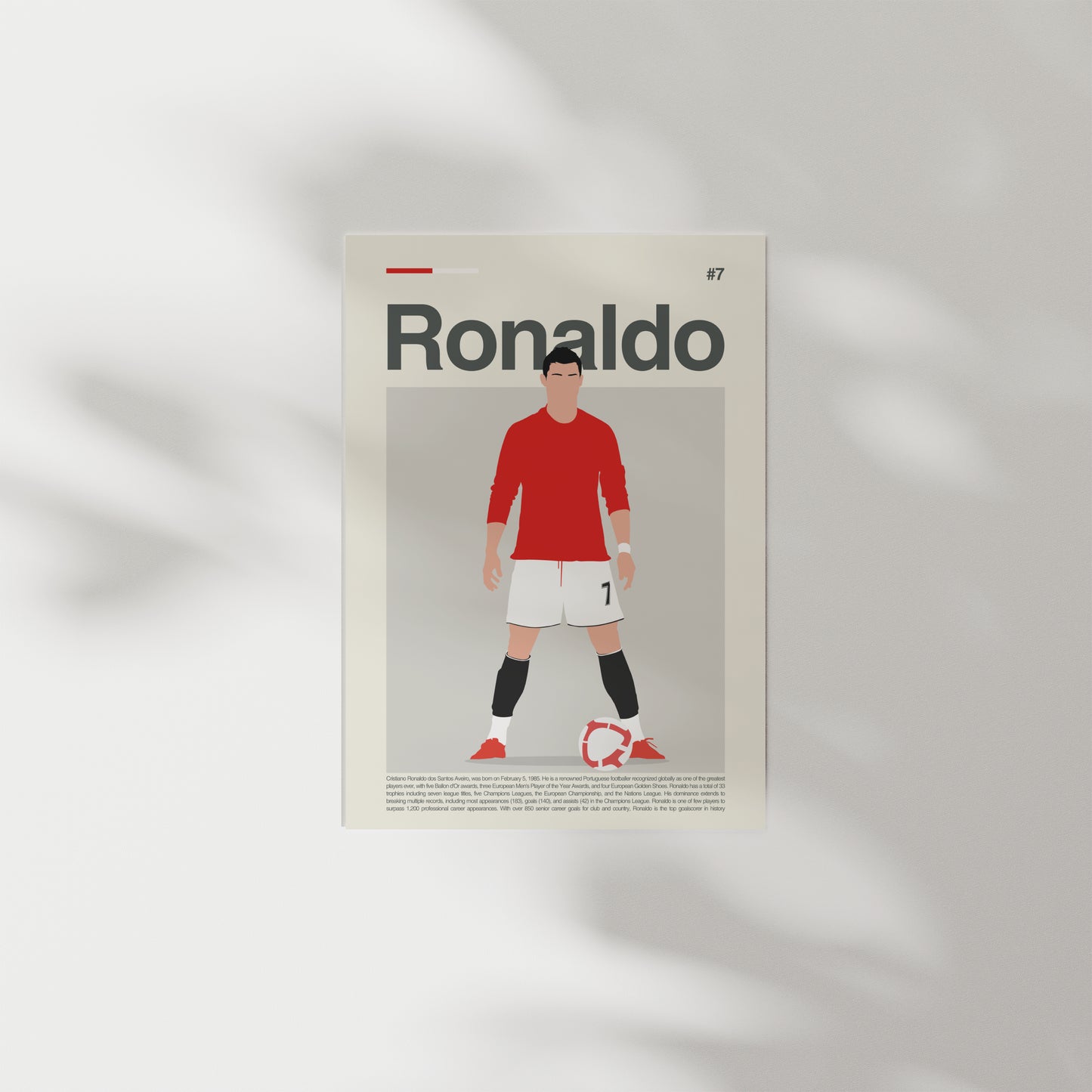 Cristiano Ronaldo Man United Print