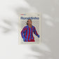 Ronaldinho Barcelona Print