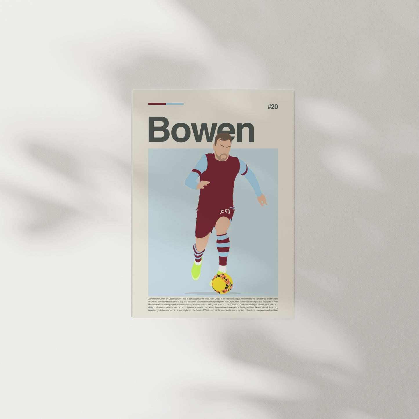 Jarrod Bowen West Ham Print