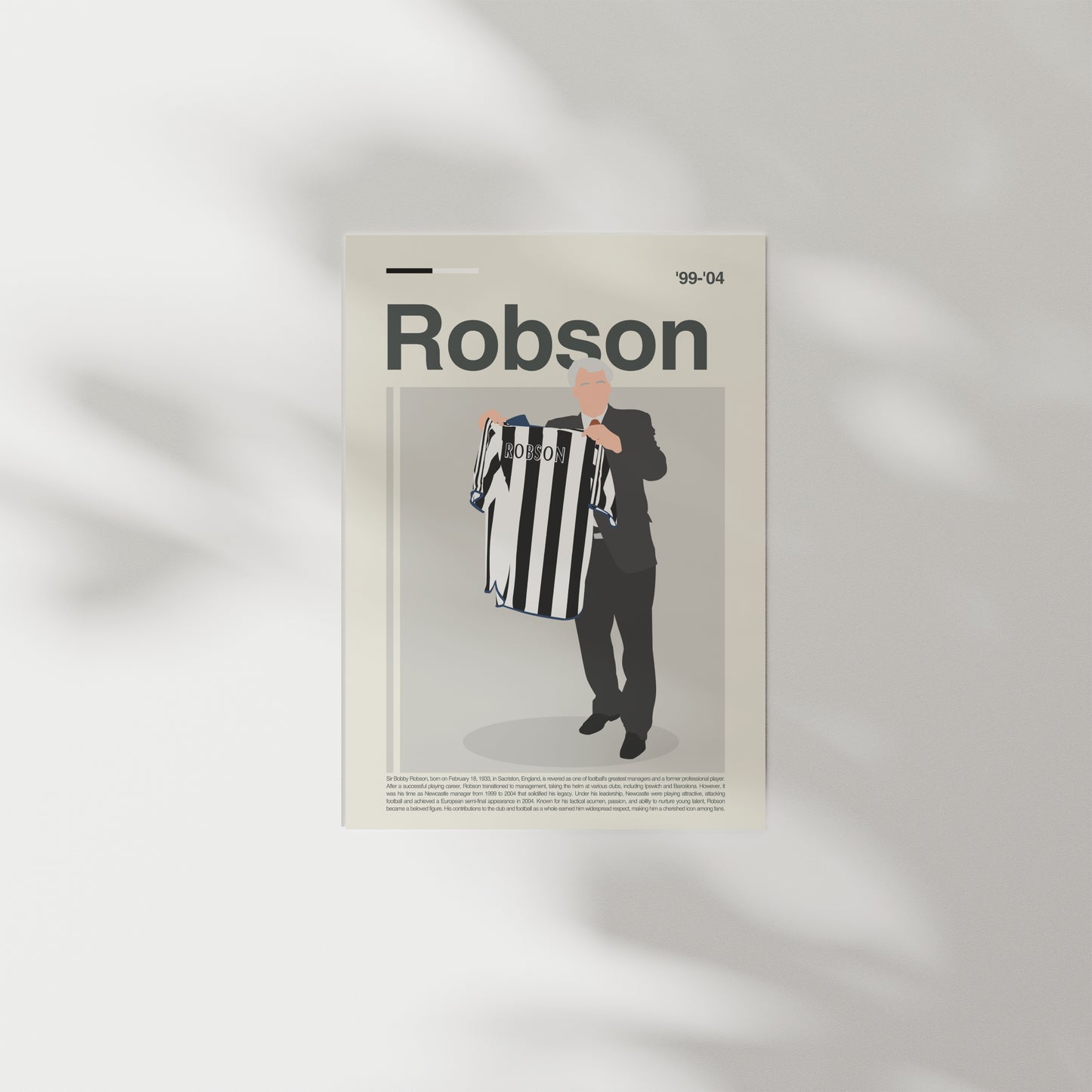 Sir Bobby Robson Newcastle Print