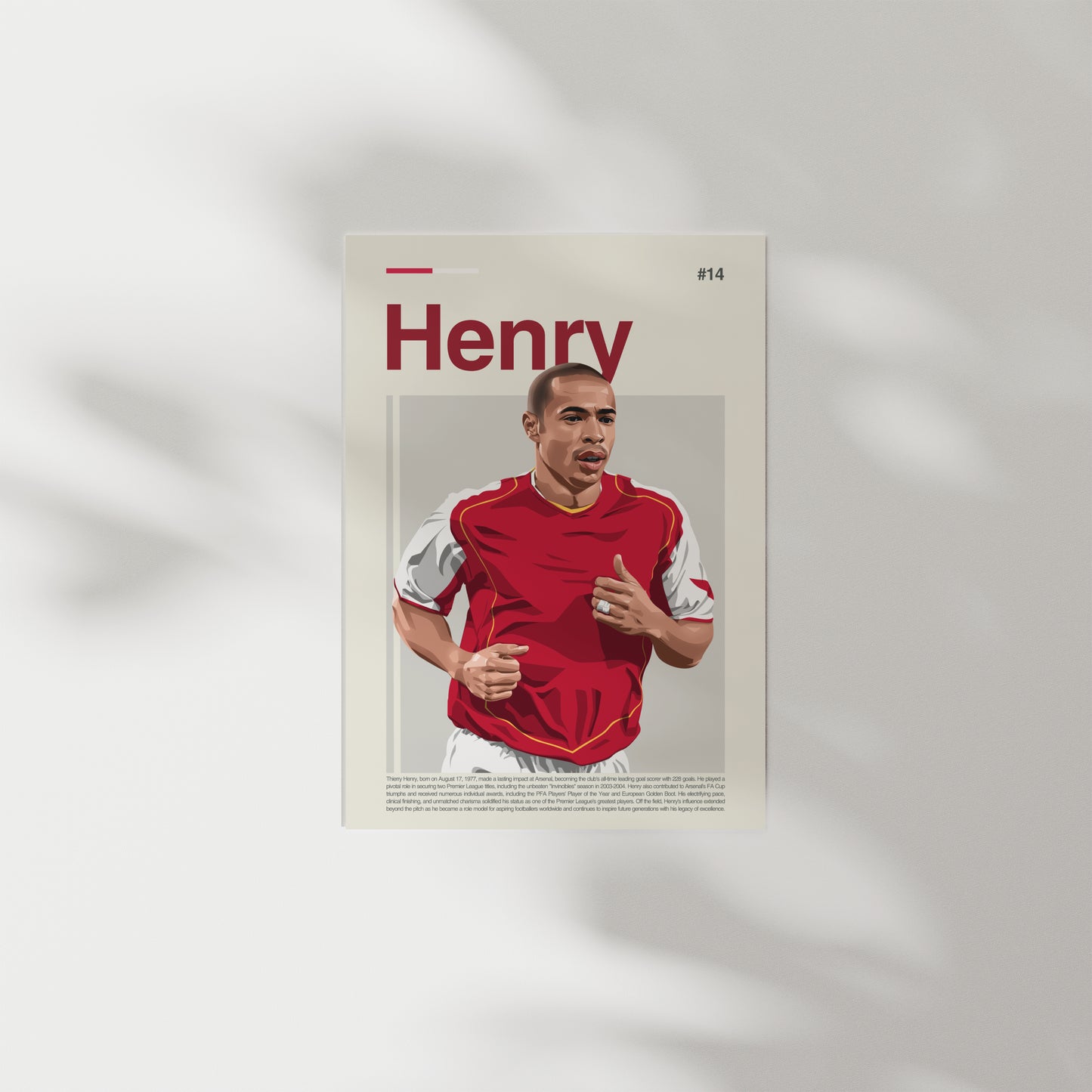 Thierry Henry Arsenal Print