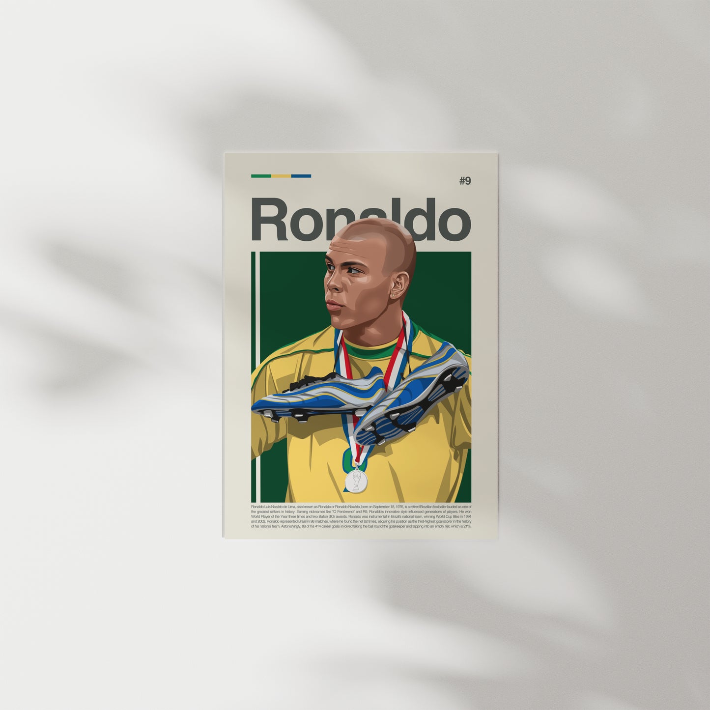 Ronaldo R9 Brazil Print
