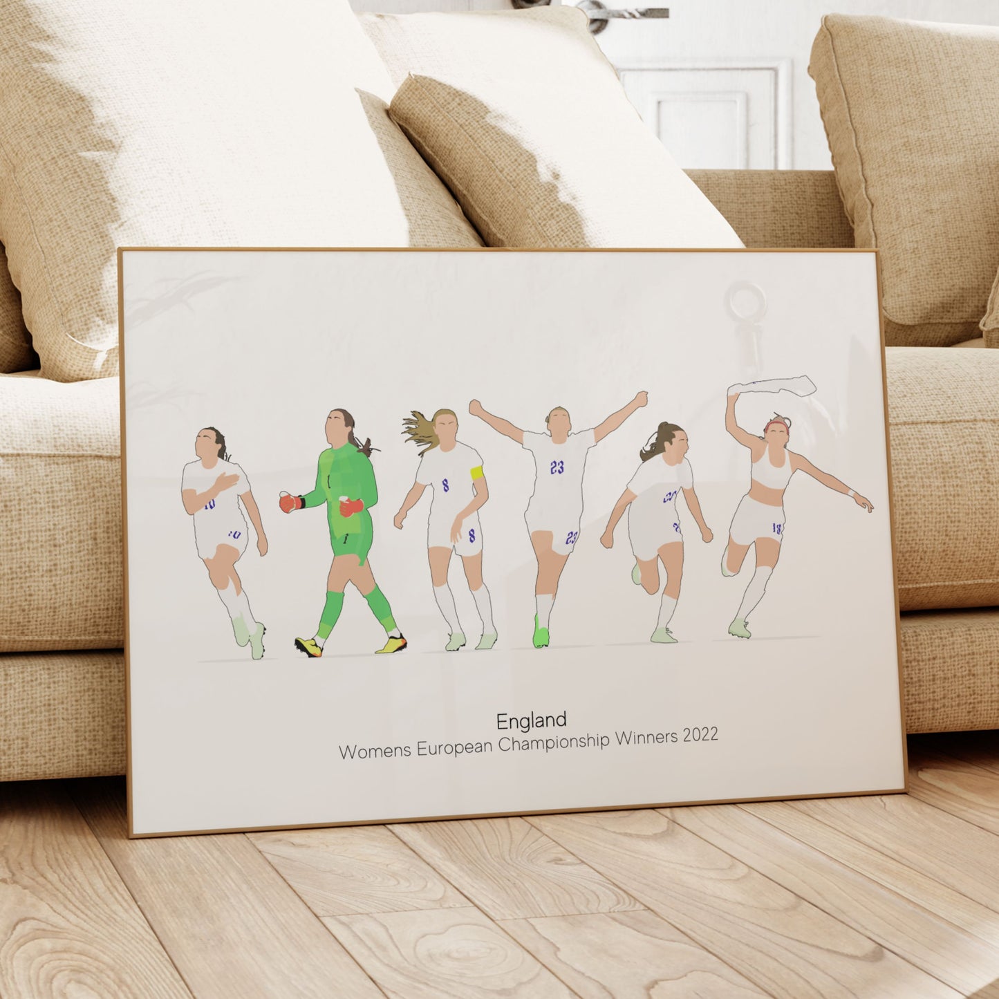 England Women European Champions 2022 Print