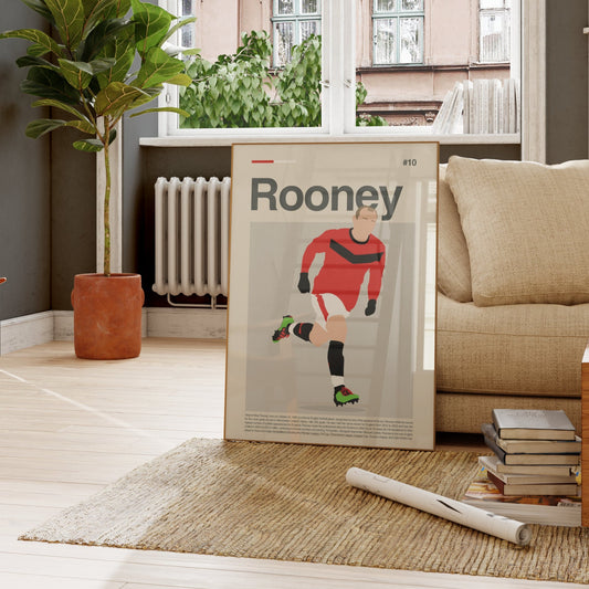Wayne Rooney Man United Print