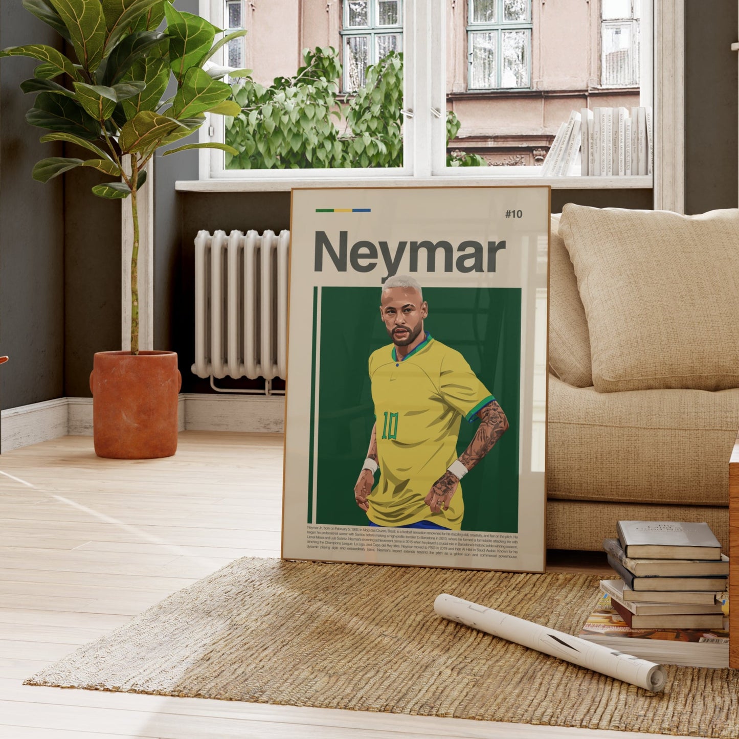 Neymar Jr. Brazil Print