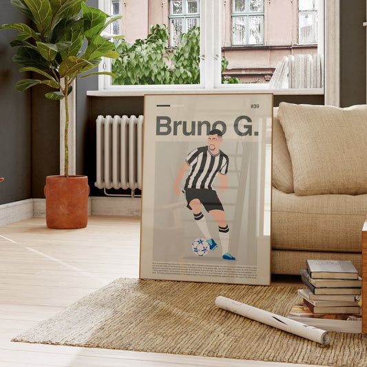 Bruno Guimaraes Newcastle United Print