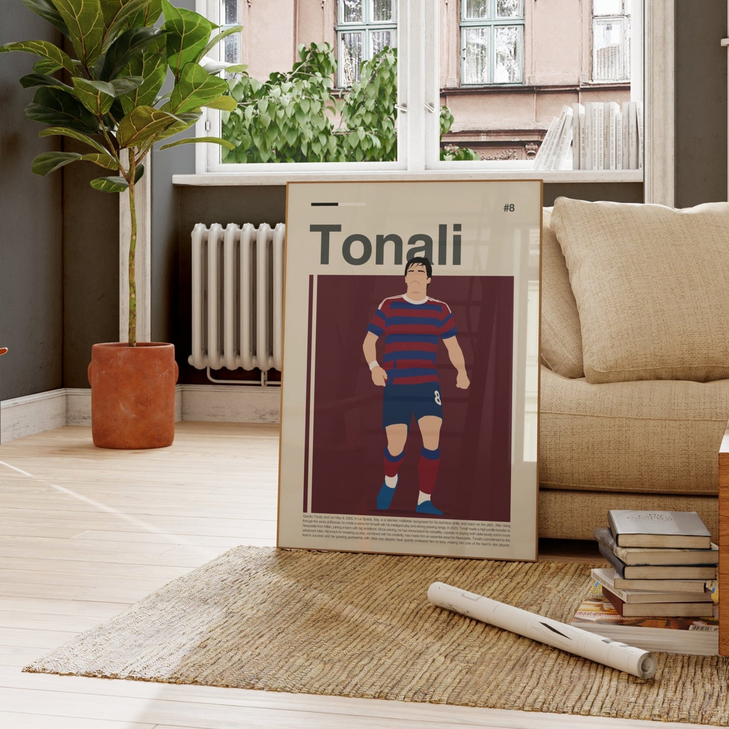 Sandro Tonali Newcastle Print