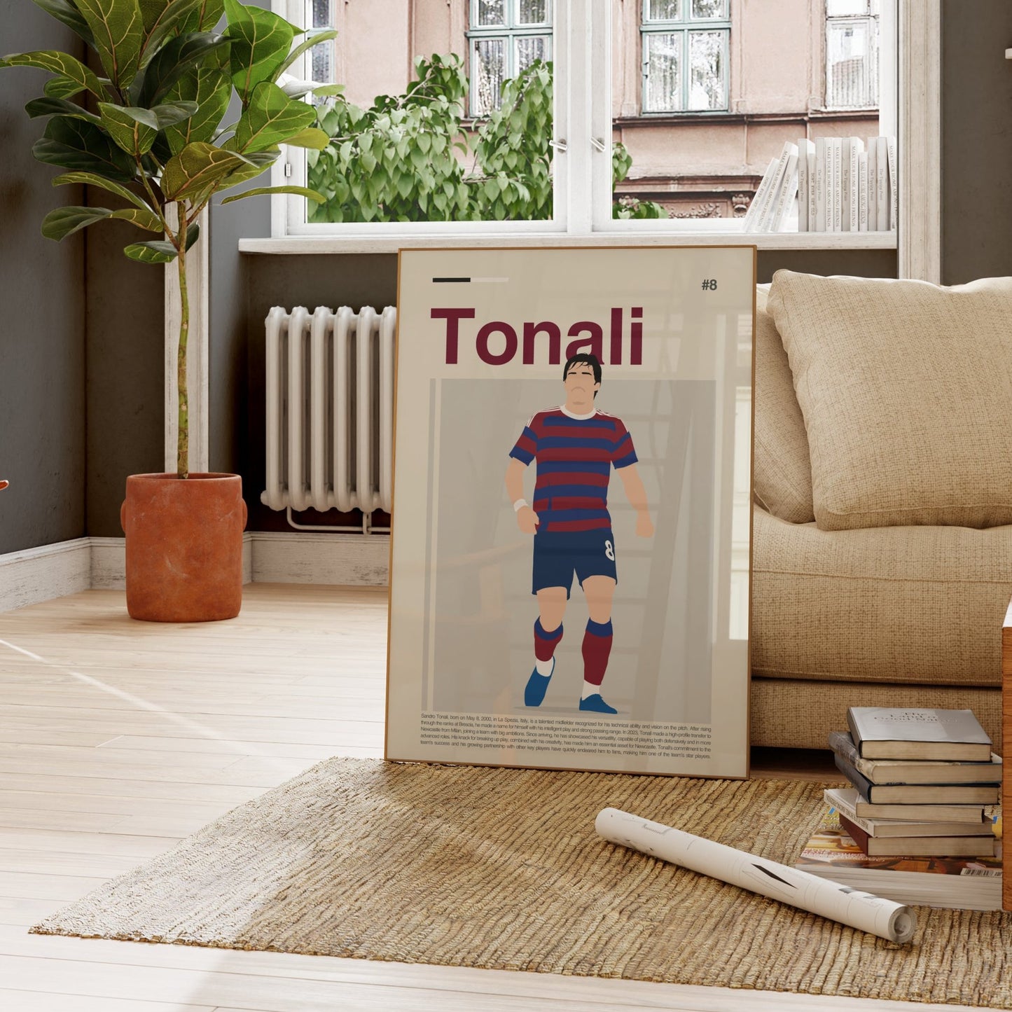 Sandro Tonali Newcastle Print