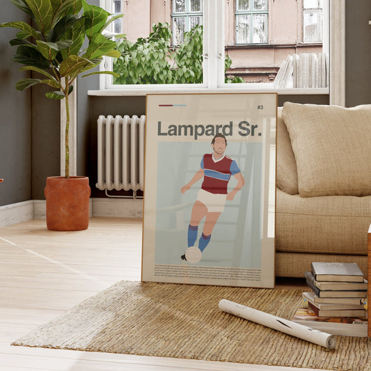 Frank Lampard Senior West Ham Print
