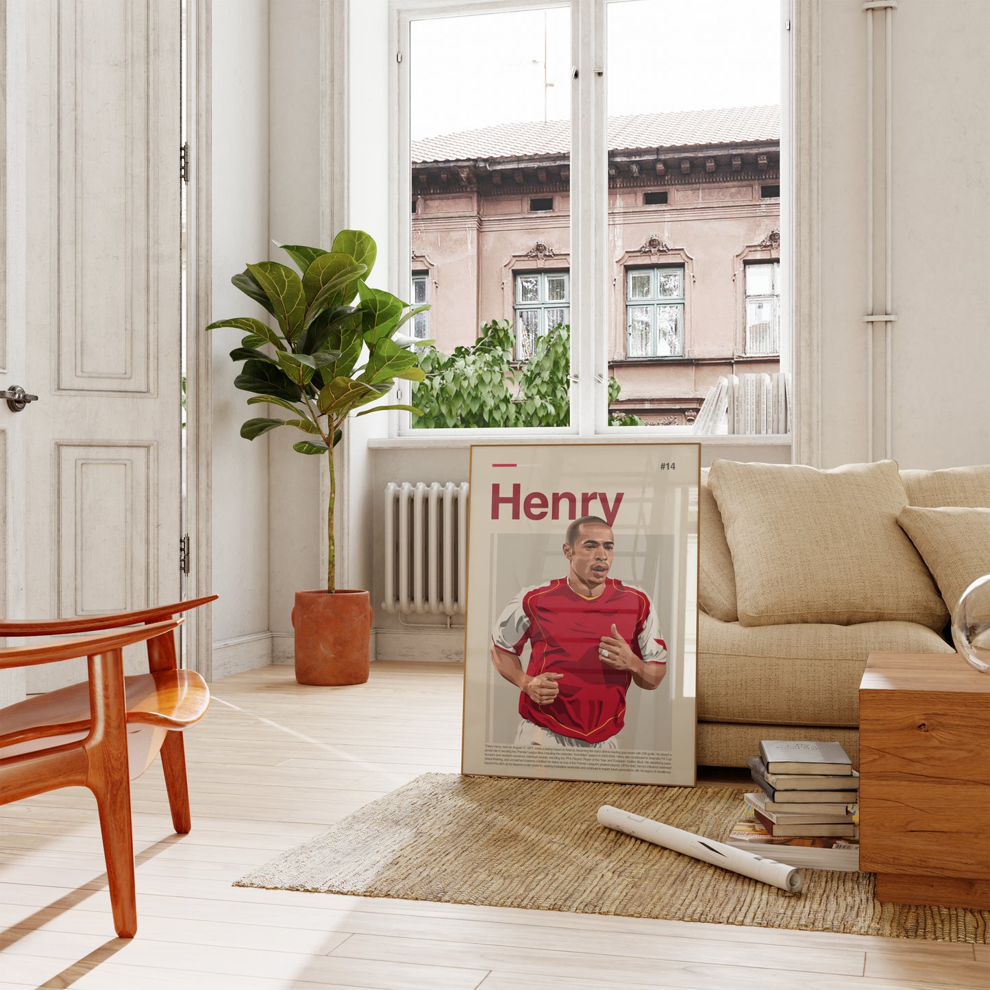Thierry Henry Arsenal Print