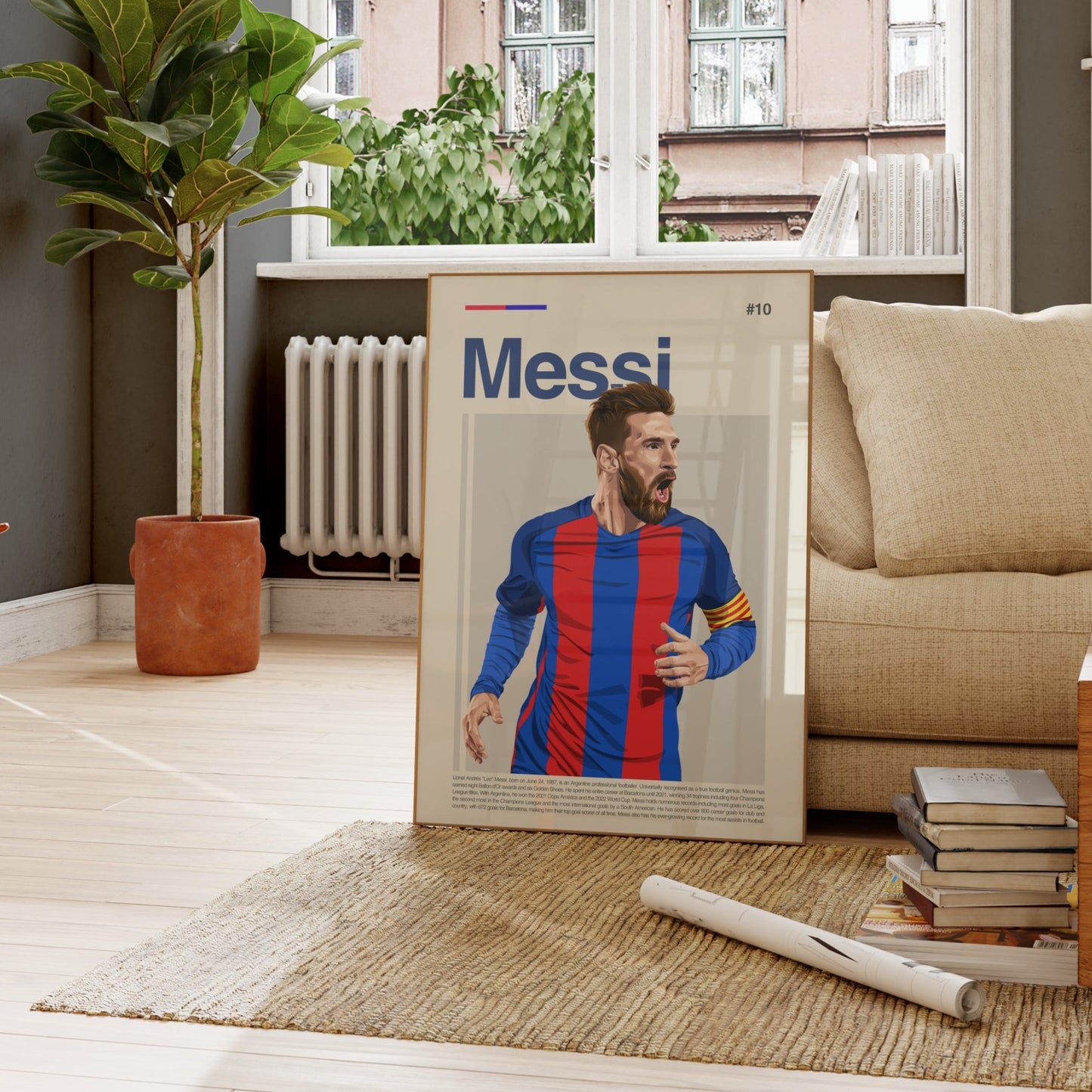 Lionel Messi Barcelona Print