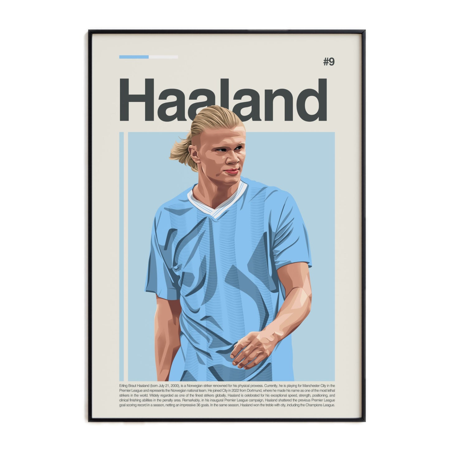 Erling Haaland Manchester City Print