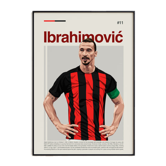 Zlatan Ibrahimović Milan Print