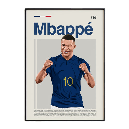 Kylian Mbappé France Print