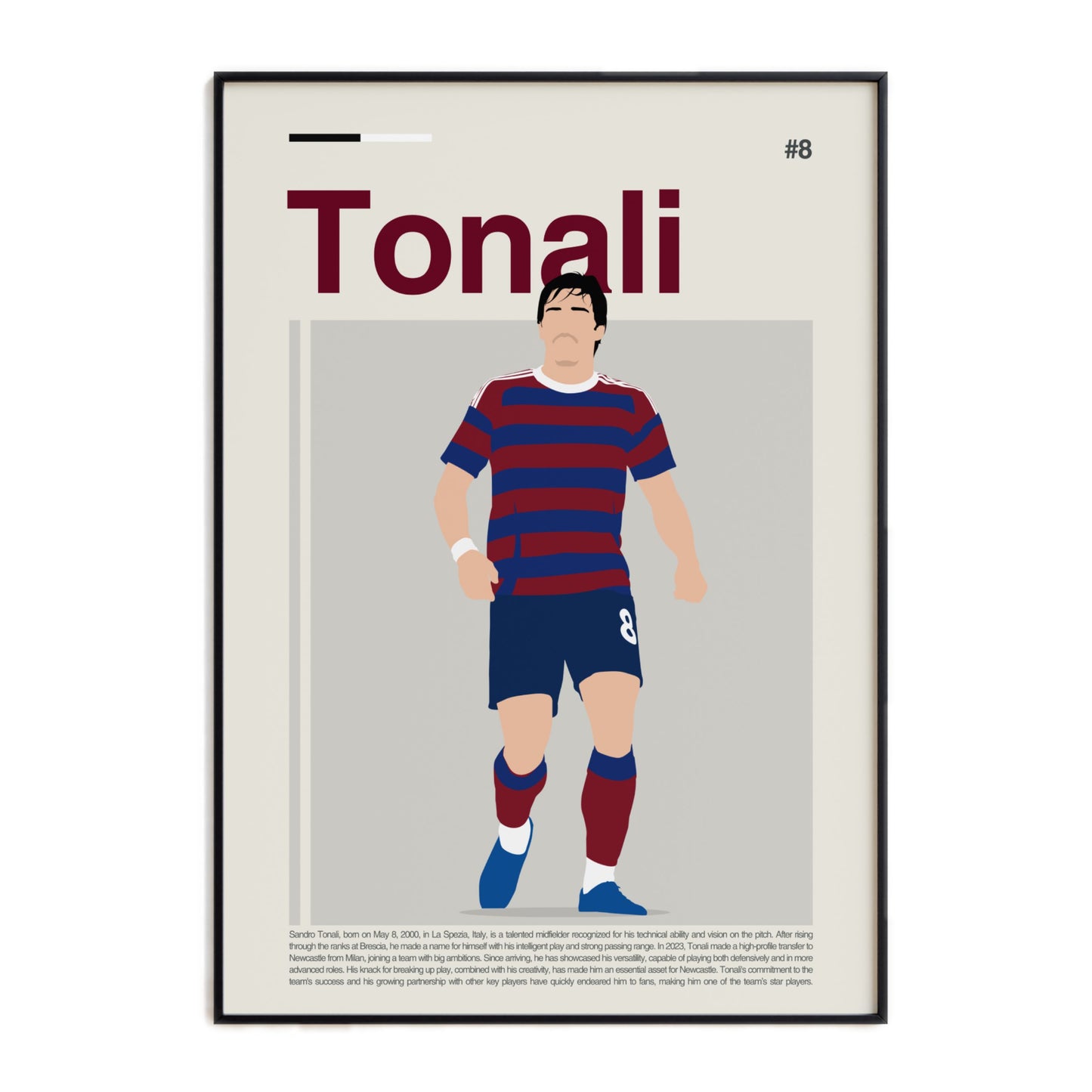 Sandro Tonali Newcastle Print