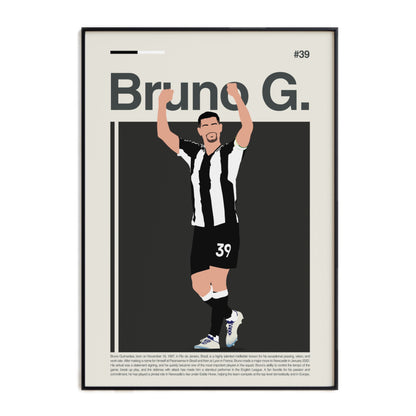 Bruno Guimarães Newcastle Print