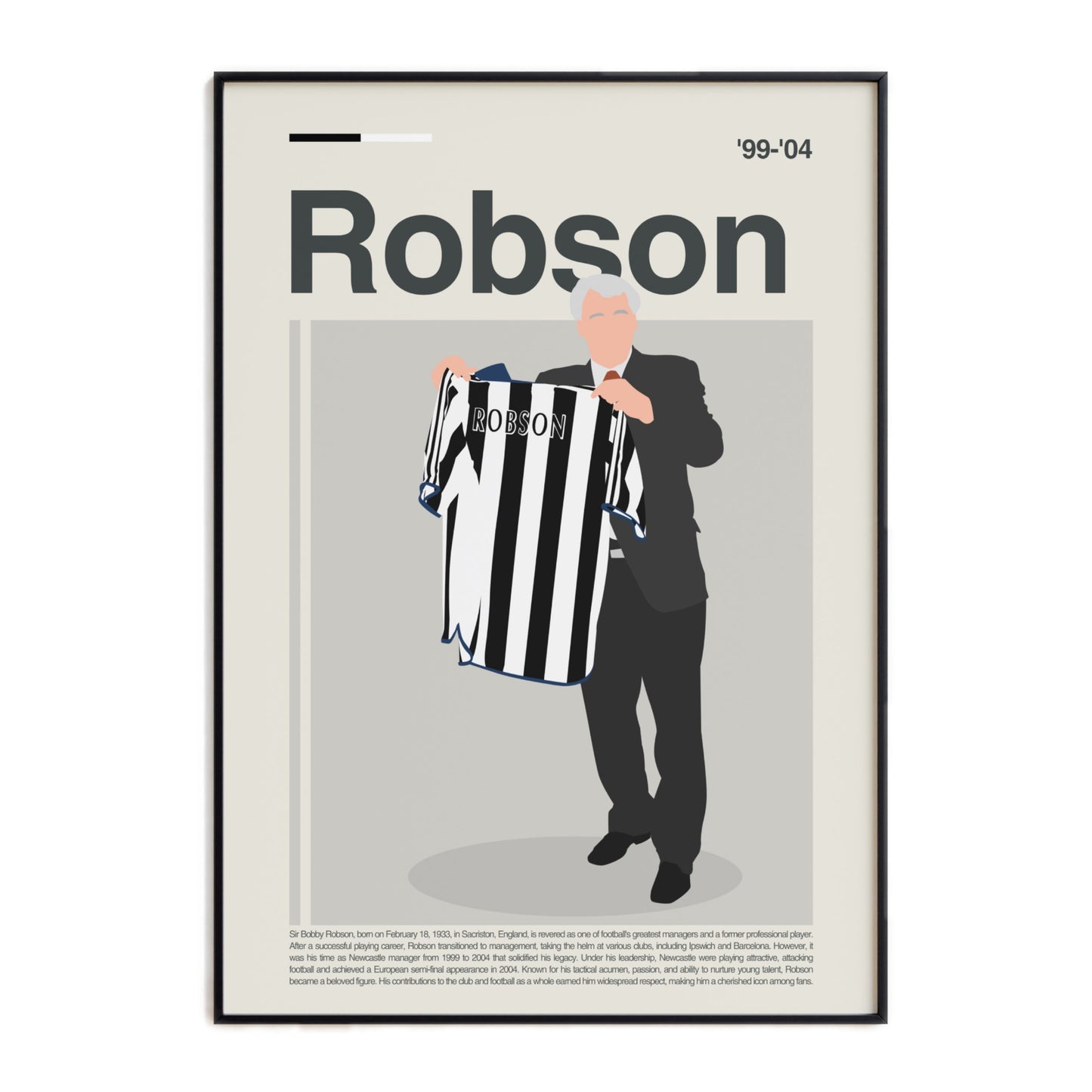 Sir Bobby Robson Newcastle Print