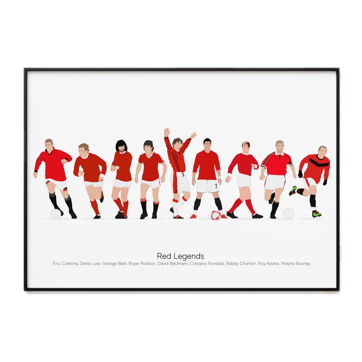 Man United Legends Print