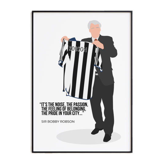 Sir Bobby Robson Newcastle Print