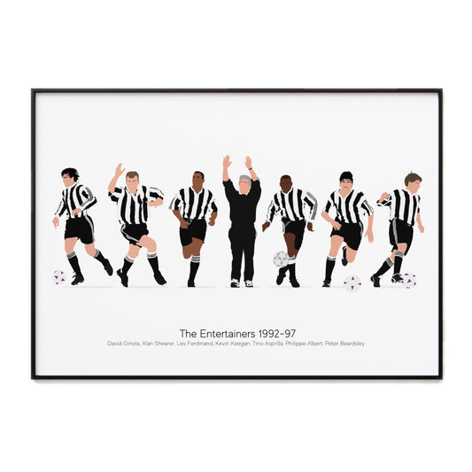 Newcastle United Entertainers Print