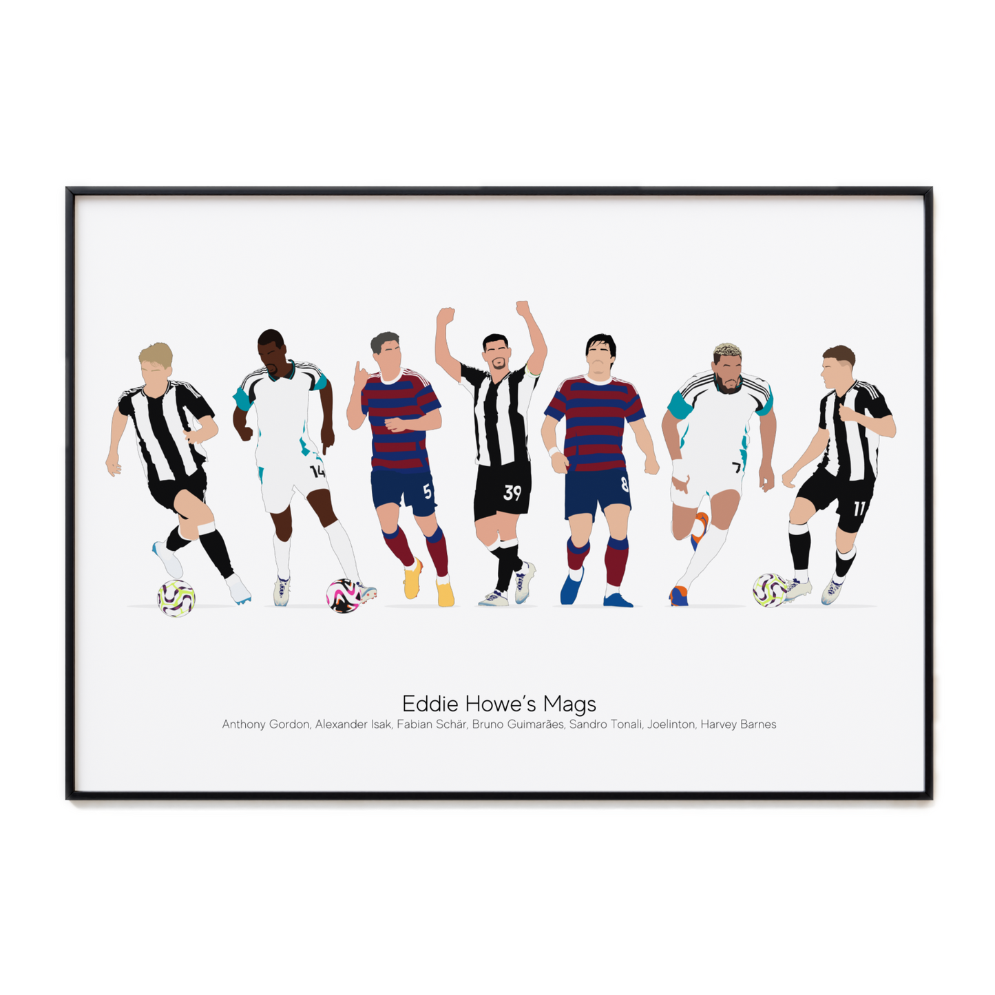 Newcastle Team Print