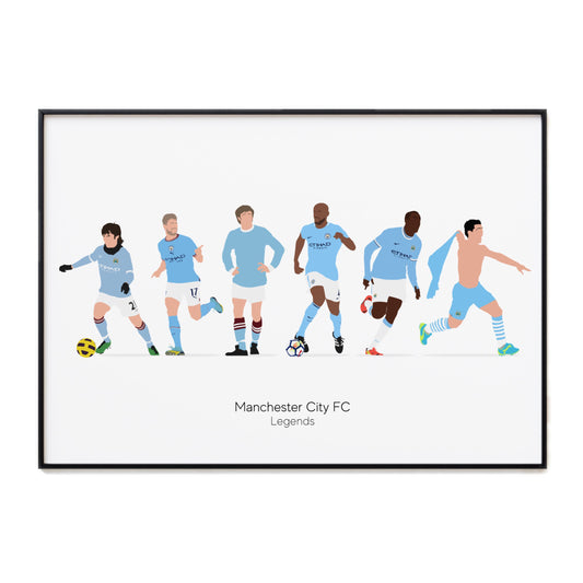 Manchester City Legends Print