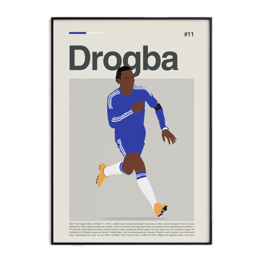 Didier Drogba Chelsea Print