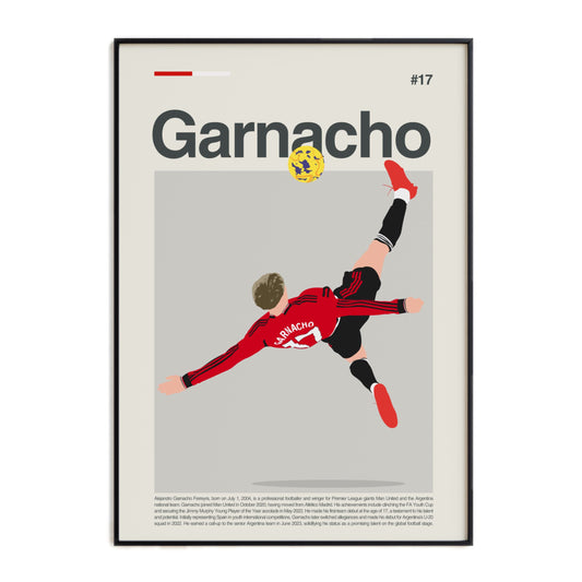 Garnacho Man United Print