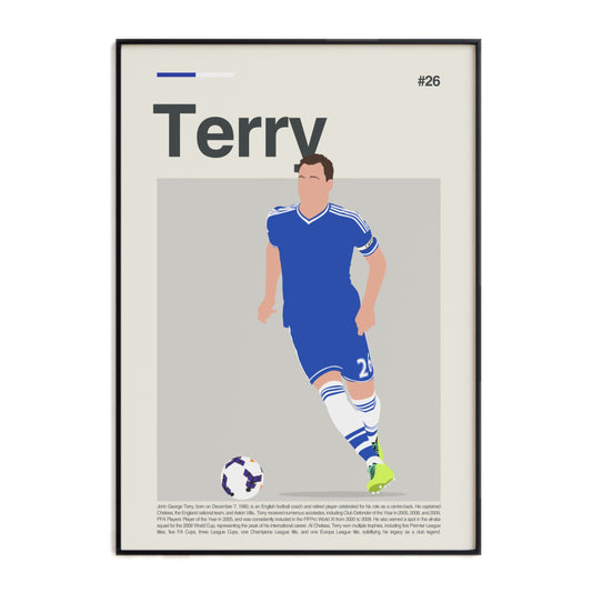 John Terry Chelsea Print