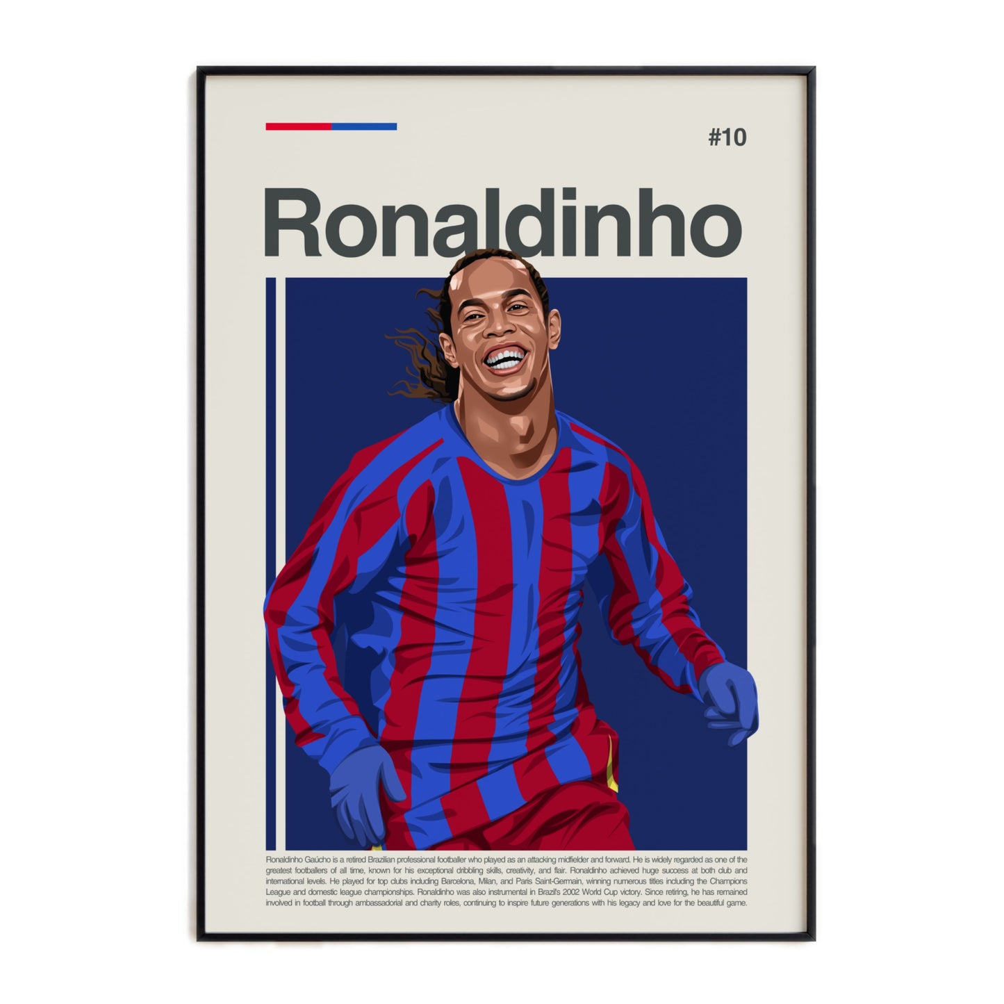 Ronaldinho Barcelona Print