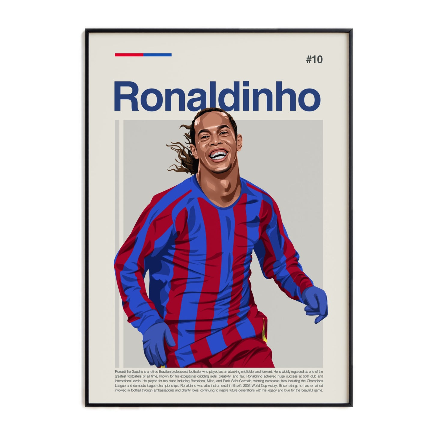 Ronaldinho Barcelona Print