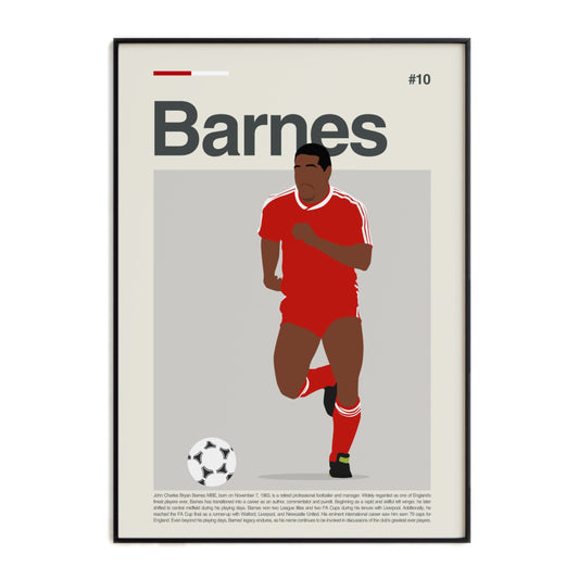John Barnes Liverpool Print