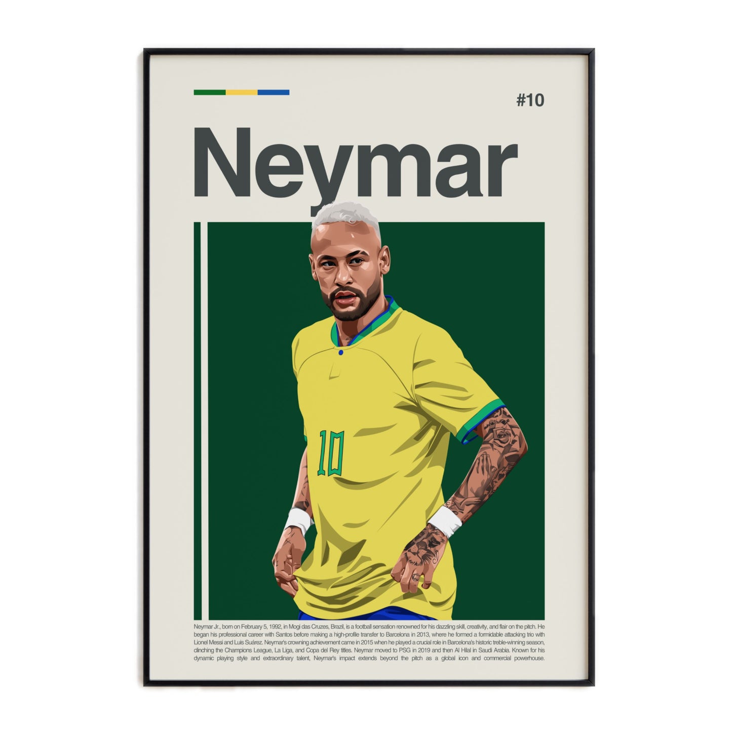 Neymar Jr. Brazil Print