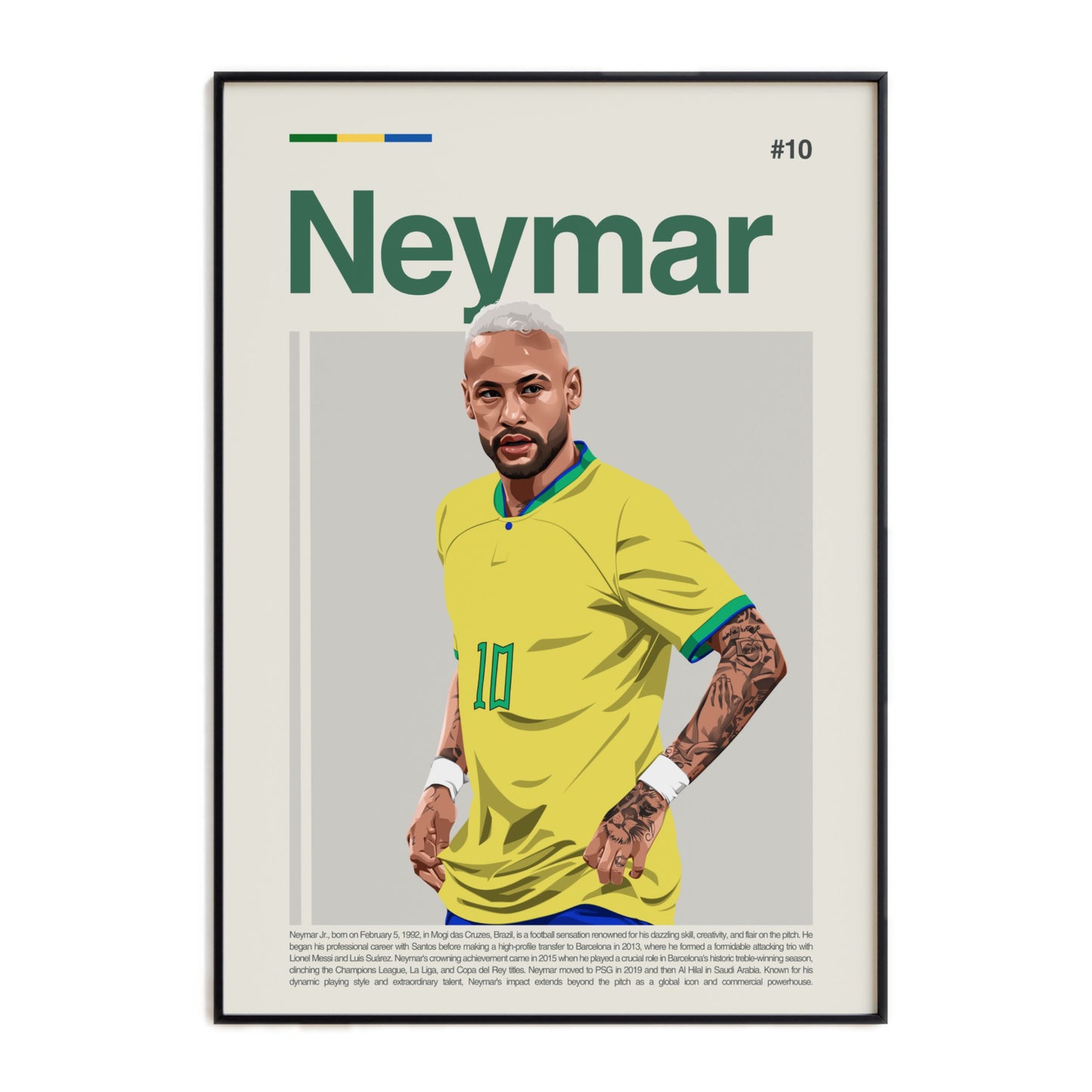 Neymar Jr. Brazil Print