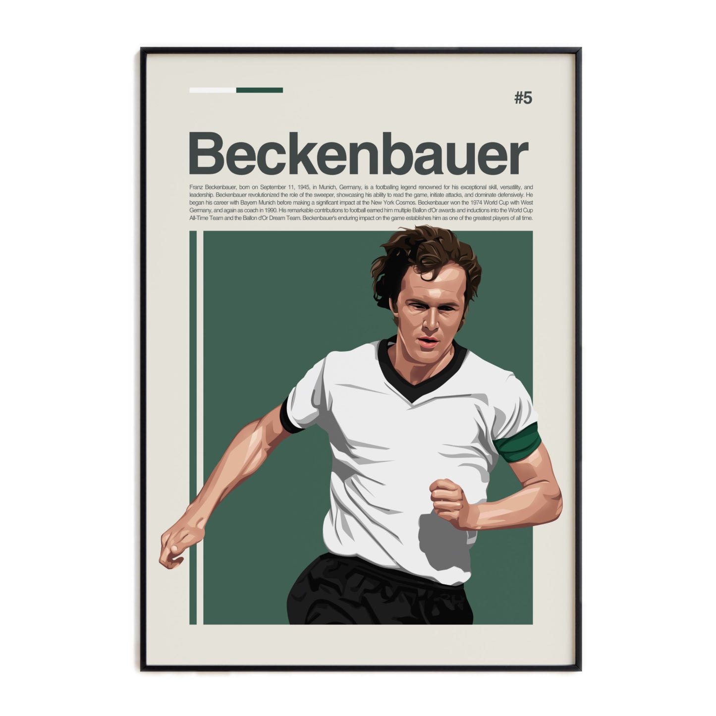 Franz Beckenbauer West Germany Print