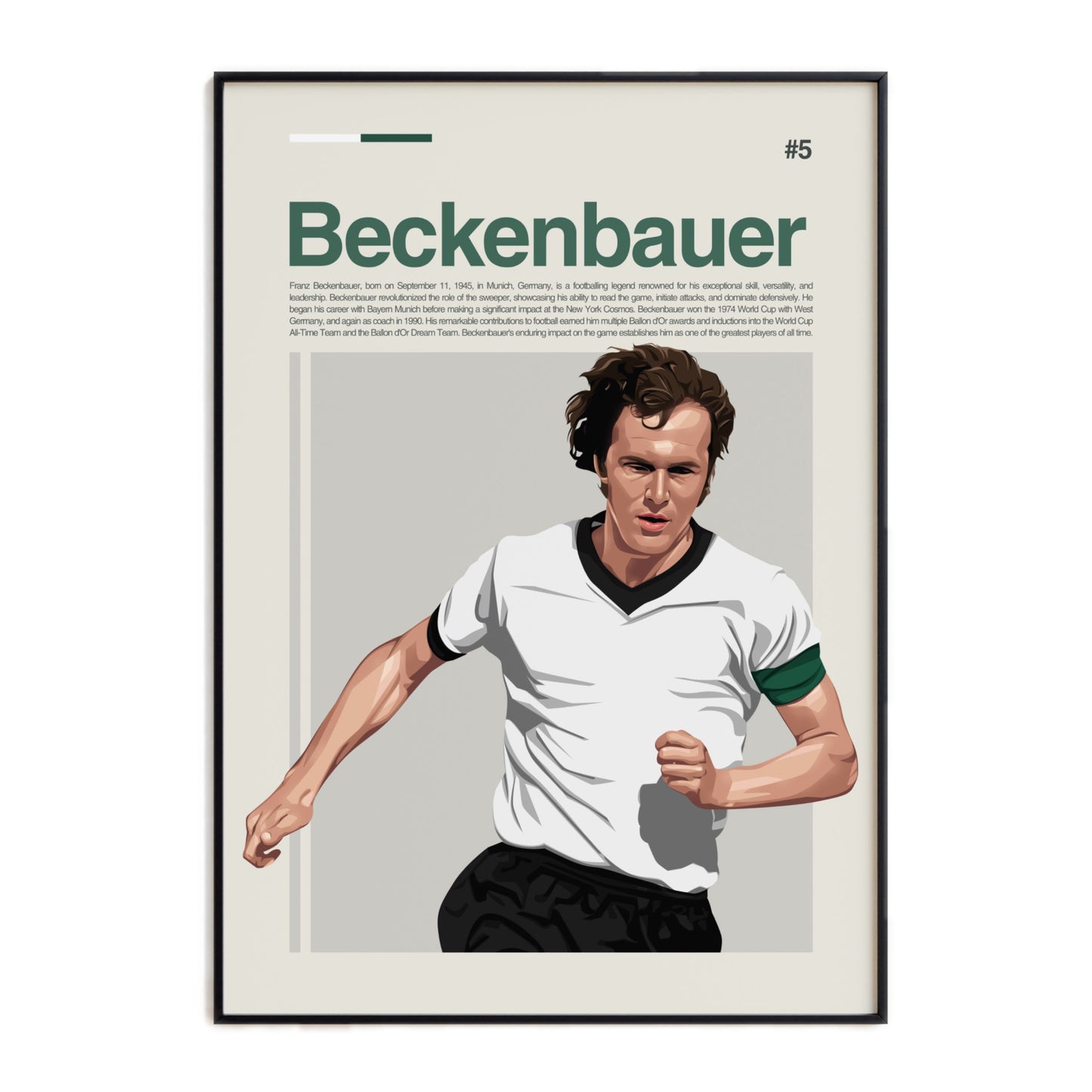 Franz Beckenbauer West Germany Print