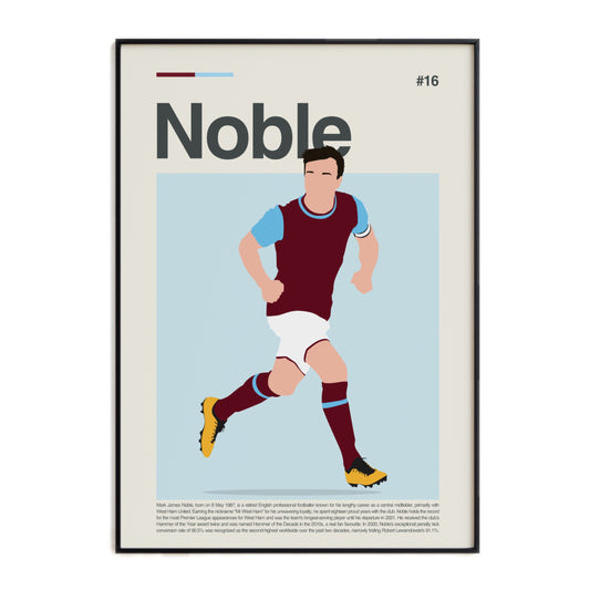 Mark Noble West Ham Print
