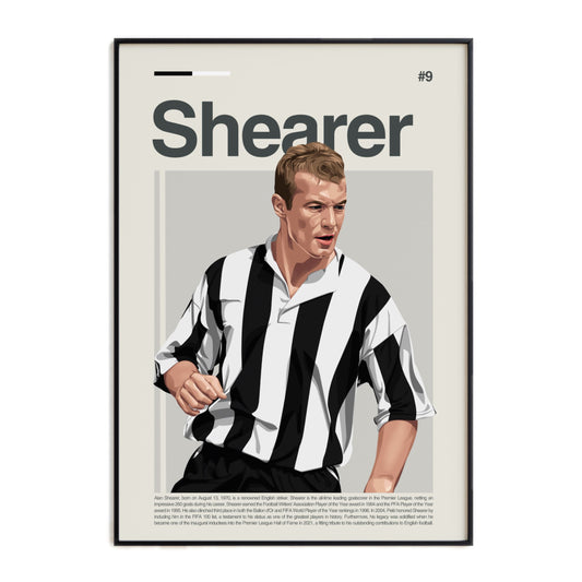 Alan Shearer Newcastle Print