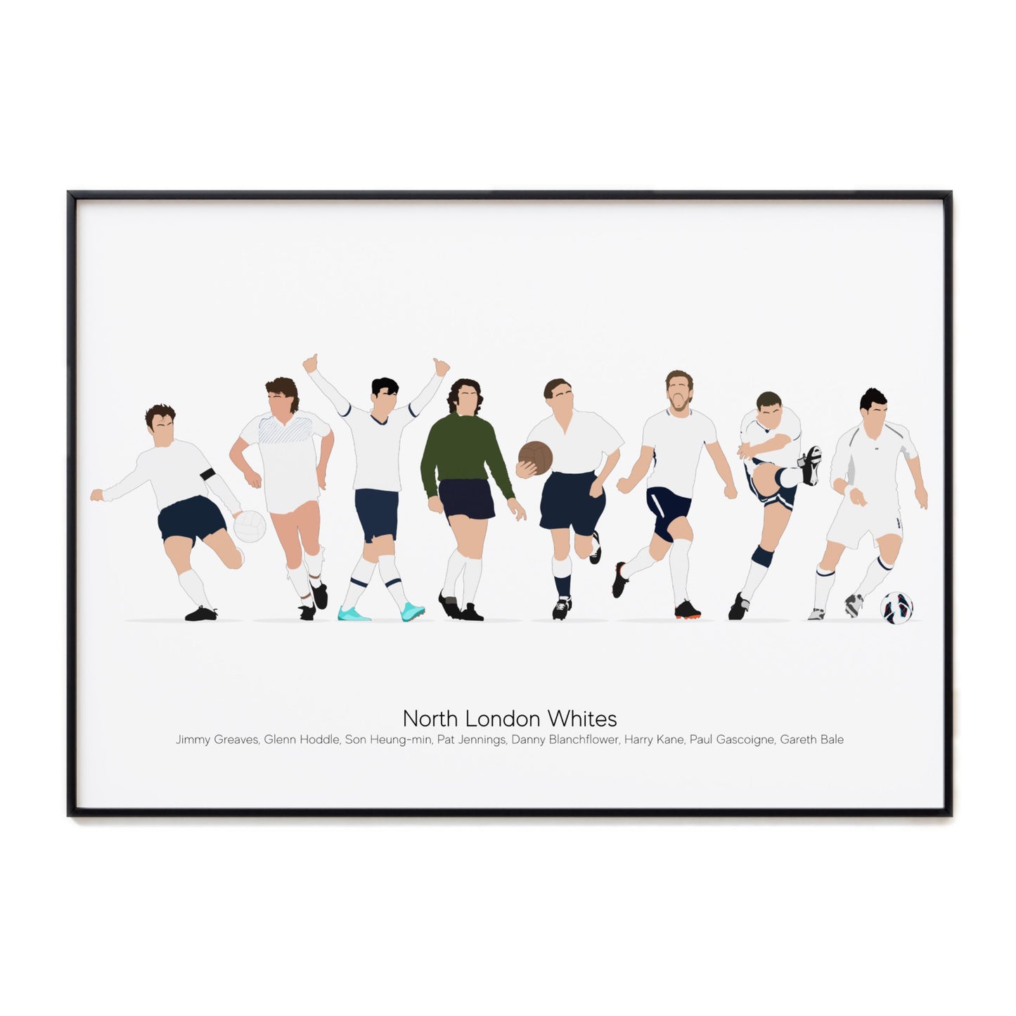 North London Whites Legends Print