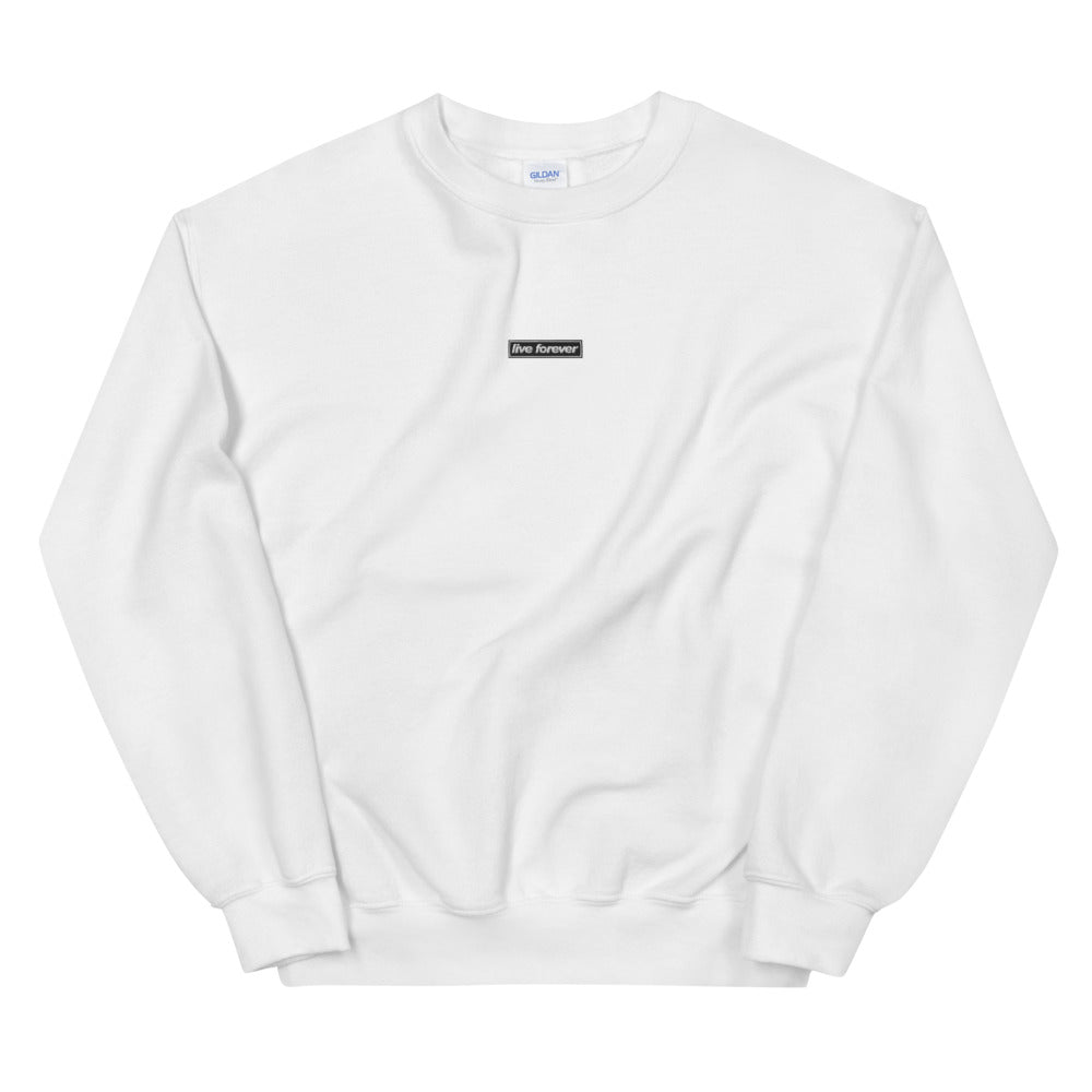 Live Forever Embroidered Sweatshirt