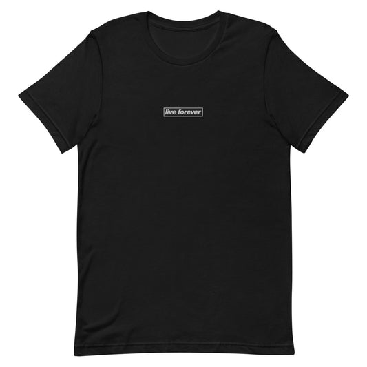 Live Forever Embroidered T-Shirt